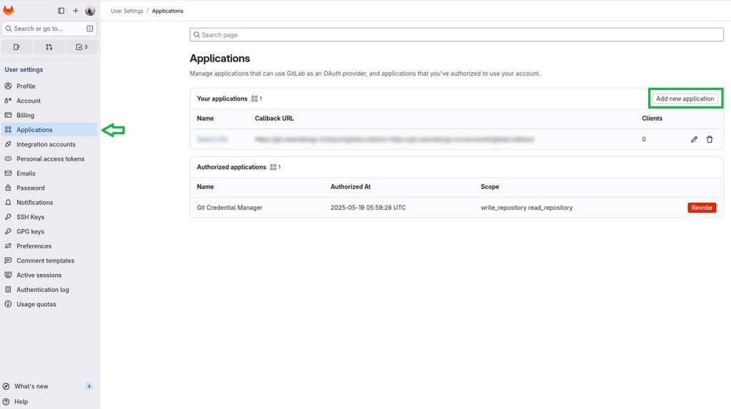انتقال پروژه به سرور GitLab